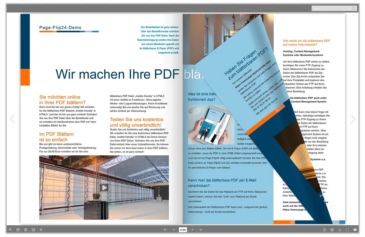 online im pdf blättern